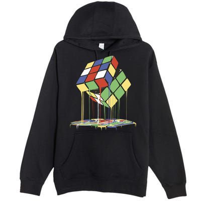 Magic Cube Toy Melting Premium Pullover Hoodie