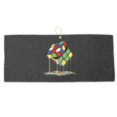 Magic Cube Toy Melting Large Microfiber Waffle Golf Towel