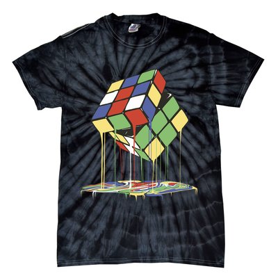 Magic Cube Toy Melting Tie-Dye T-Shirt