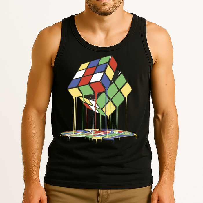 Magic Cube Toy Melting Tank Top