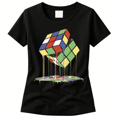 Magic Cube Toy Melting Womens T-Shirt
