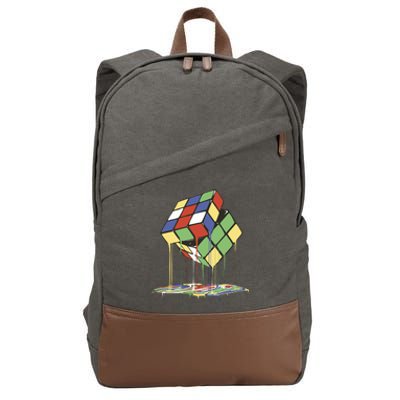 Magic Cube Toy Melting Cotton Canvas Backpack