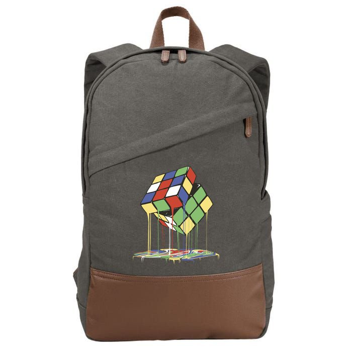 Magic Cube Toy Melting Cotton Canvas Backpack