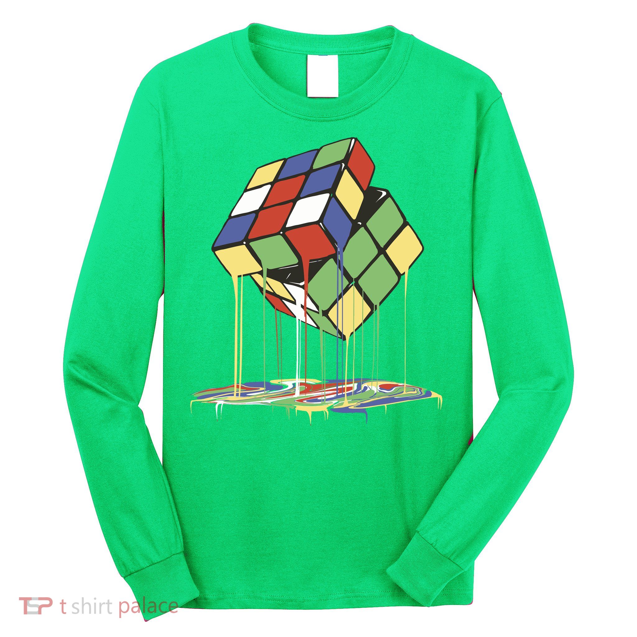 Magic Cube Toy Melting Long Sleeve Shirt