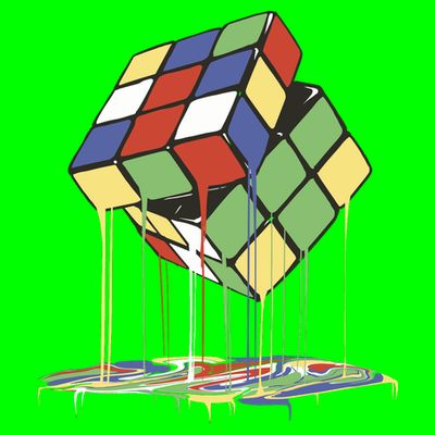 Magic Cube Toy Melting T-Shirt