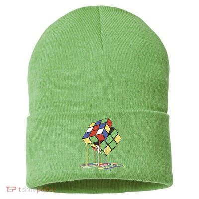 Magic Cube Toy Melting Sustainable Knit Beanie