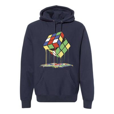 Magic Cube Toy Melting Premium Hoodie