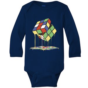 Magic Cube Toy Melting Baby Long Sleeve Bodysuit