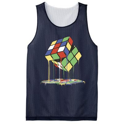 Magic Cube Toy Melting Mesh Reversible Basketball Jersey Tank