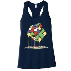 Magic Cube Toy Melting Women's Racerback Tank