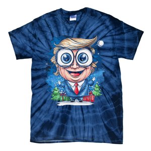 Merry Christmas Trump Tie-Dye T-Shirt