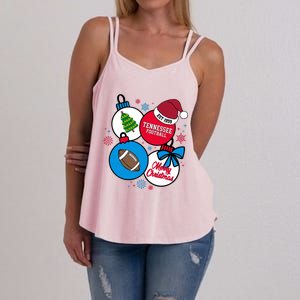 Merry Christmas Tennessee Football Est 1959 Women's Strappy Tank