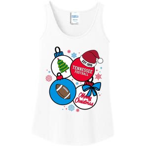 Merry Christmas Tennessee Football Est 1959 Ladies Essential Tank