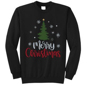 Merry Christmas Tree Christmas For Women Sweatshirt