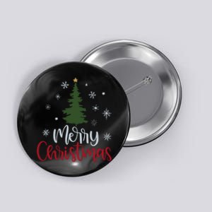 Merry Christmas Tree Christmas For Women Button