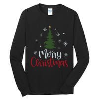 Merry Christmas Tree Christmas For Women Tall Long Sleeve T-Shirt