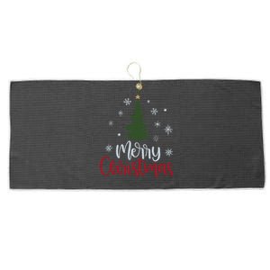 Merry Christmas Tree Christmas For Women Large Microfiber Waffle Golf Towel