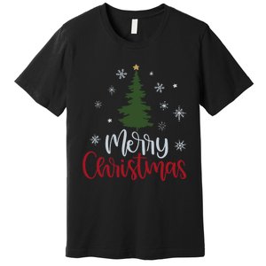 Merry Christmas Tree Christmas For Women Premium T-Shirt