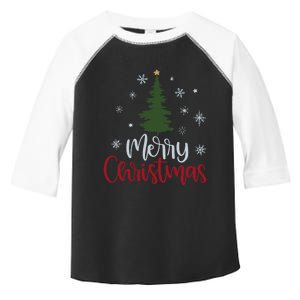 Merry Christmas Tree Christmas For Women Toddler Fine Jersey T-Shirt