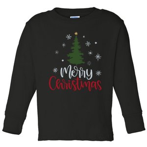 Merry Christmas Tree Christmas For Women Toddler Long Sleeve Shirt