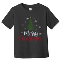 Merry Christmas Tree Christmas For Women Toddler T-Shirt