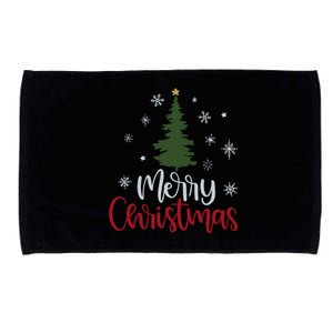 Merry Christmas Tree Christmas For Women Microfiber Hand Towel