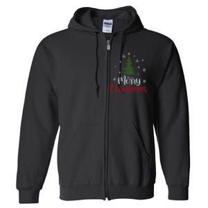 Merry Christmas Tree Christmas For Women Full Zip Hoodie