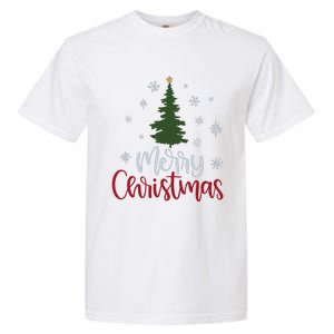 Merry Christmas Tree Christmas For Women Garment-Dyed Heavyweight T-Shirt