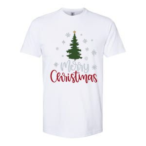 Merry Christmas Tree Christmas For Women Softstyle CVC T-Shirt