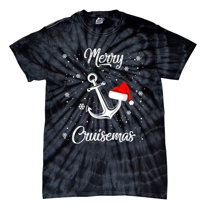 Merry Cruisemas Ugly Christmas Sweater Xmas Tie-Dye T-Shirt