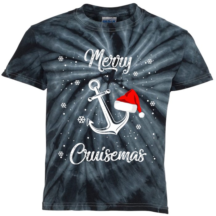 Merry Cruisemas Ugly Christmas Sweater Xmas Kids Tie-Dye T-Shirt