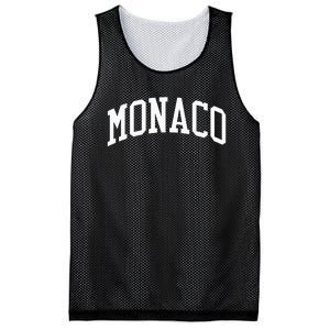 Monaco College University Style Mesh Reversible Basketball Jersey Tank