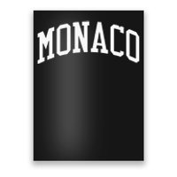 Monaco College University Style Poster