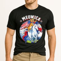 Meowica Cat Unicorn 4th Of July Merica Performance Shirt