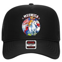 Meowica Cat Unicorn 4th Of July Merica Hat