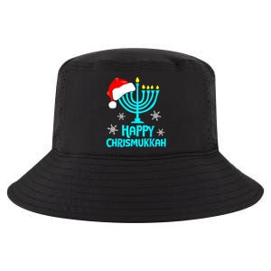 Merry Chrismukkah Ugly Xmas Funny Hanukkah Christmas Cool Comfort Performance Bucket Hat