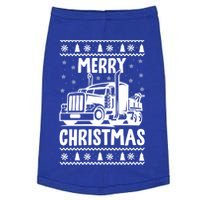 Merry Christmas Ugly Xmas Trucker Funny Truck Driver Love Cute Gift Doggie Tank