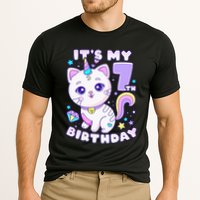 Magical Cat Unicorn Birthday Party for 7YearOld Performance Shirt