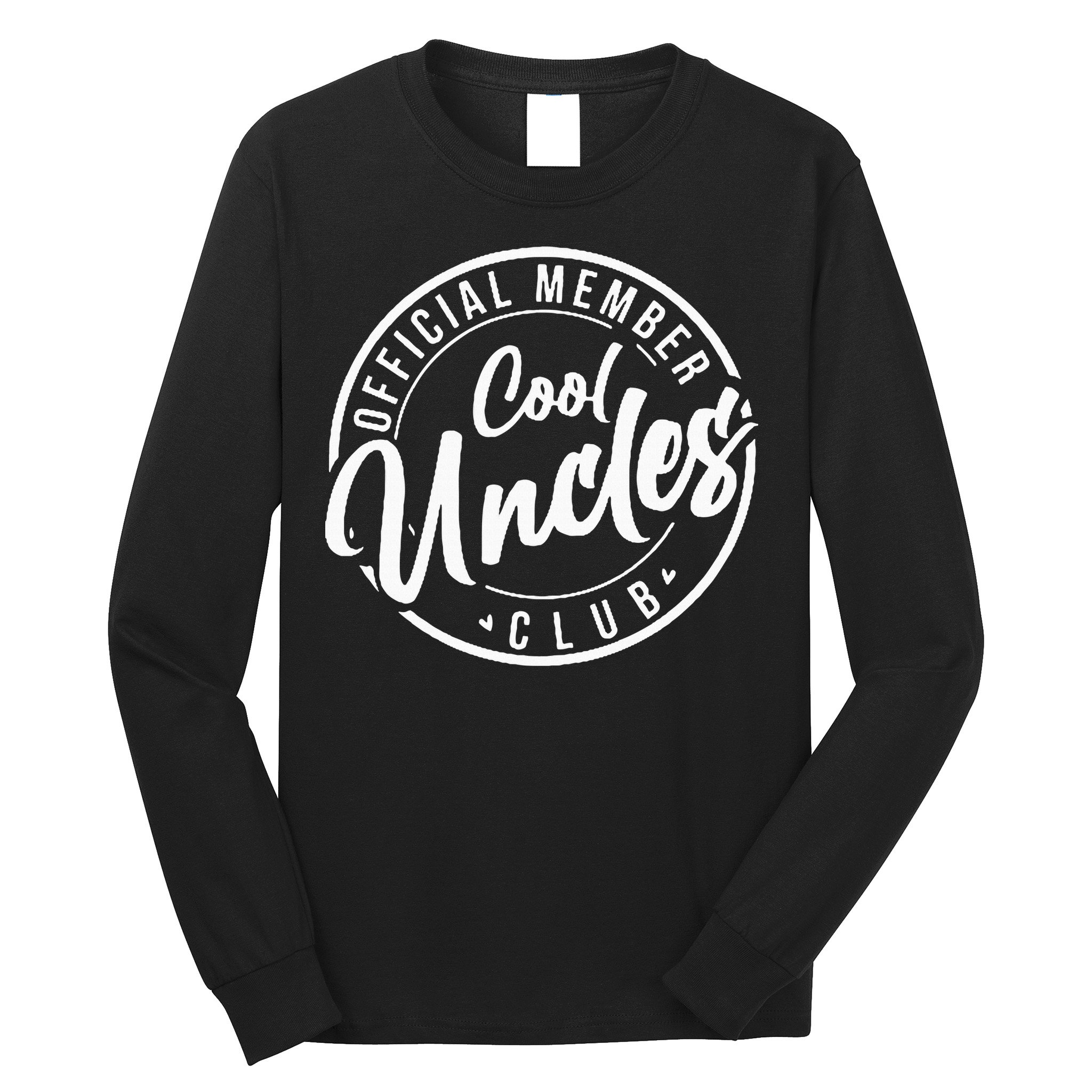 Member Cool Uncles Club Vintage Fathers Day Long Sleeve Shirt