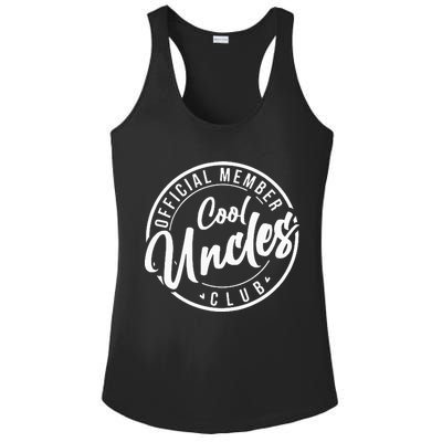Member Cool Uncles Club Vintage Fathers Day Ladies PosiCharge Competitor Racerback Tank