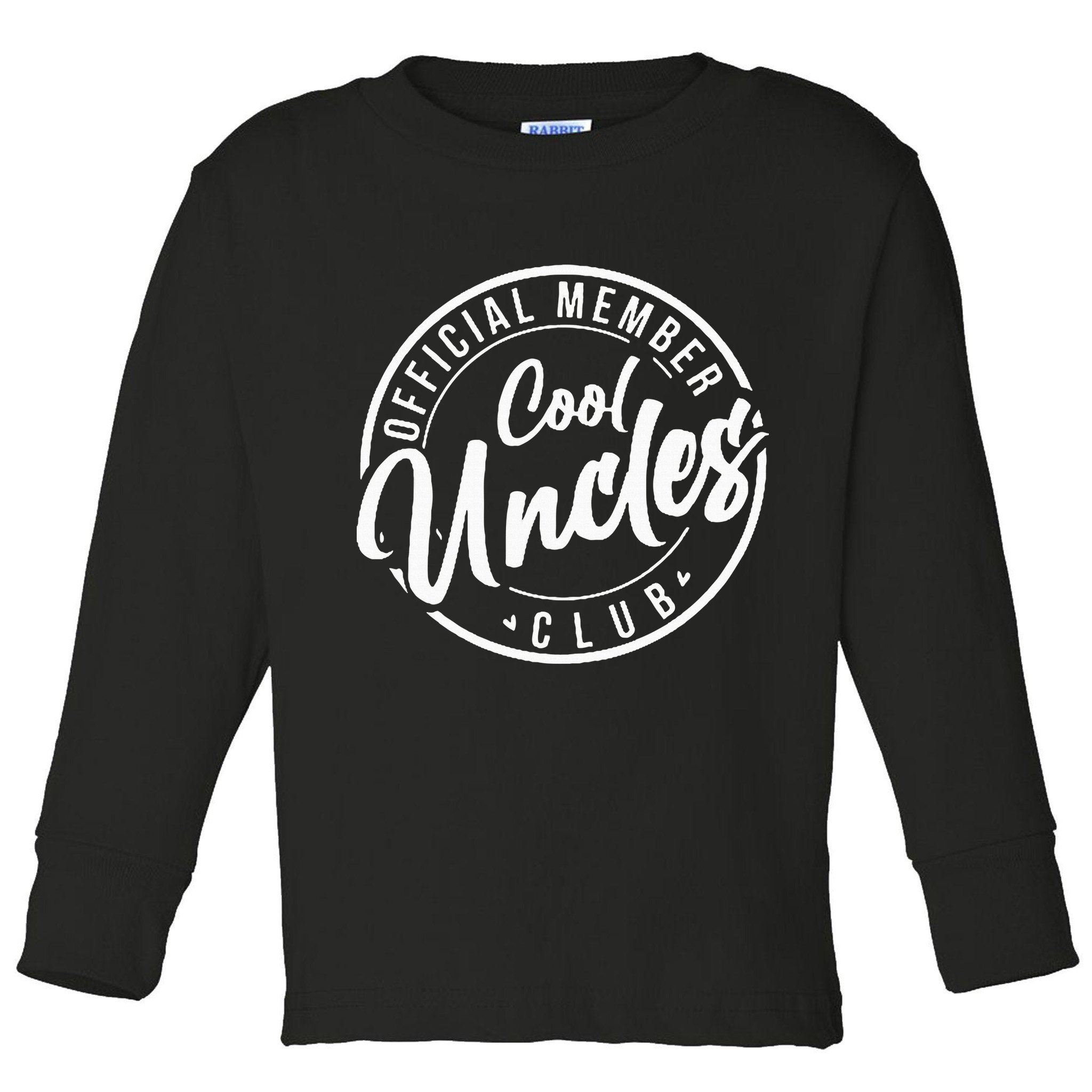 Member Cool Uncles Club Vintage Fathers Day Toddler Long Sleeve Shirt