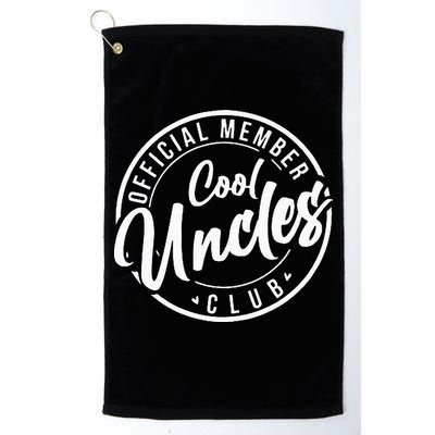 Member Cool Uncles Club Vintage Fathers Day Golf Towel