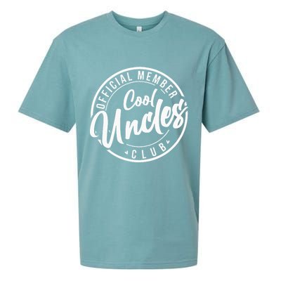 Member Cool Uncles Club Vintage Fathers Day Sueded Cloud Jersey T-Shirt