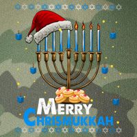 Merry Chrismukkah Ugly Xmas Funny Hanukkah Christmas Legacy Tie Dye Trucker Hat