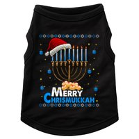 Merry Chrismukkah Ugly Xmas Funny Hanukkah Christmas Doggie Tank