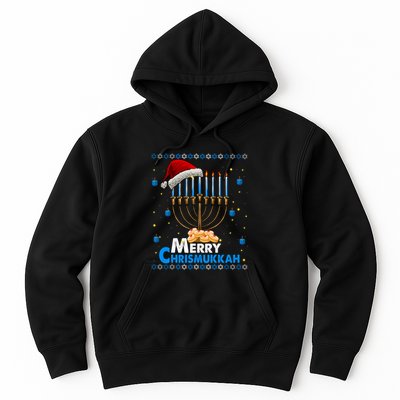 Merry Chrismukkah Ugly Xmas Funny Hanukkah Christmas Hoodie