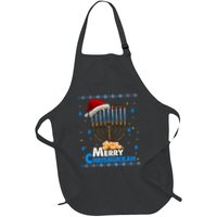 Merry Chrismukkah Ugly Xmas Funny Hanukkah Christmas Apron