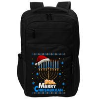 Merry Chrismukkah Ugly Xmas Funny Hanukkah Christmas Impact Tech Backpack