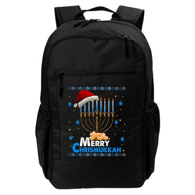 Merry Chrismukkah Ugly Xmas Funny Hanukkah Christmas Backpack