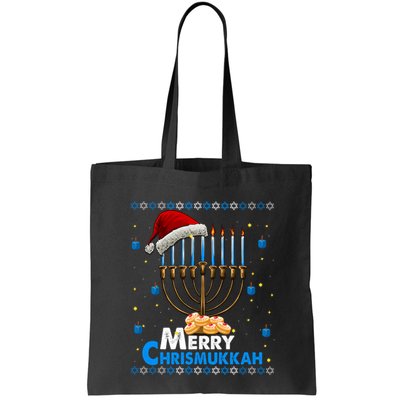 Merry Chrismukkah Ugly Xmas Funny Hanukkah Christmas Bag